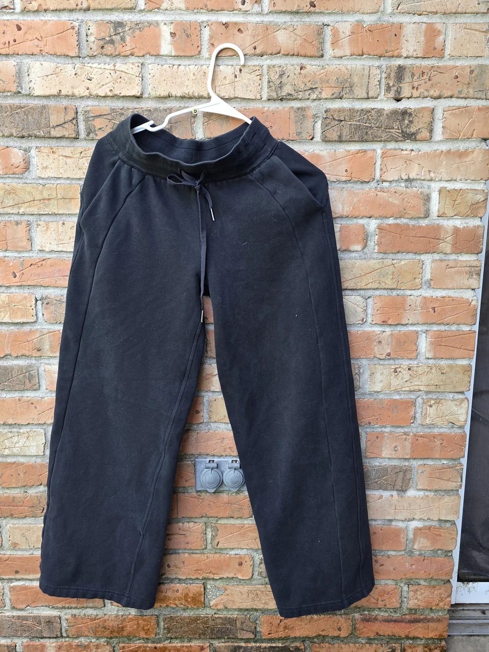 lululemon athletica Wide-Leg Drawstring Pants - Black